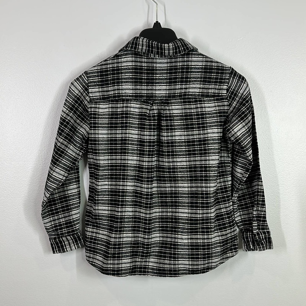 Brandy Melville plaid flannel button up casual shirt - Picture 4 of 6